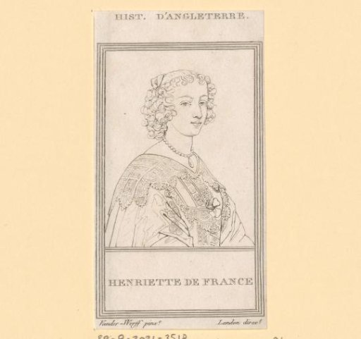 Portrait of Henrietta Maria of France, Queen of England, Scotland and Ireland