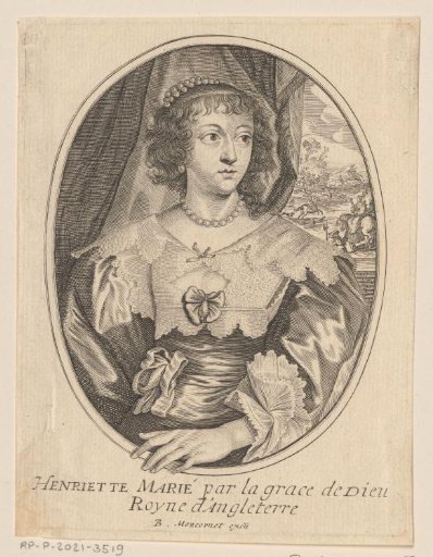 Portrait of Henrietta Maria of France, Queen of England, Scotland and Ireland