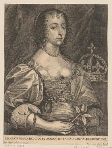 Portrait of Henrietta Maria of France, Queen of England, Scotland and Ireland