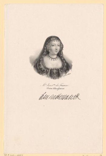 Portrait of Henrietta Maria of France, Queen of England, Scotland and Ireland