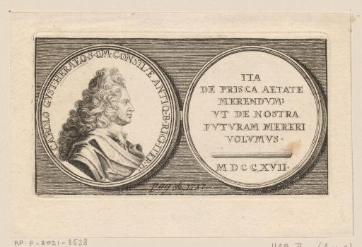 Medal with a portrait of Karl Gustav Heraeus