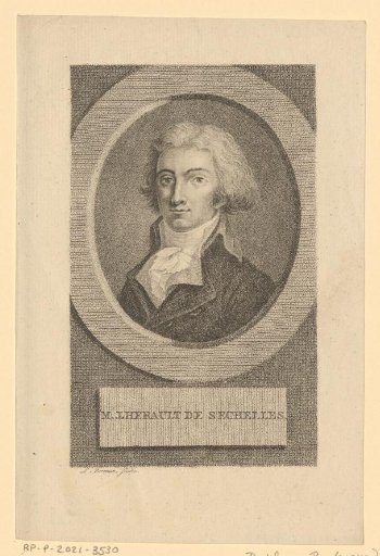 Portrait of Marie-Jean Hérault de Séchelles