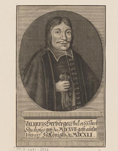 Portrait of Valerius Herberger
