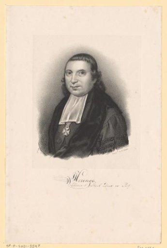 Portrait of Jodocus Heringa