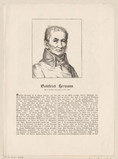 Portrait of Johann Gottfried Jakob Hermann