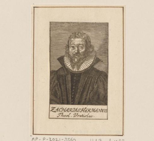 Portrait of Zacharias Hermann