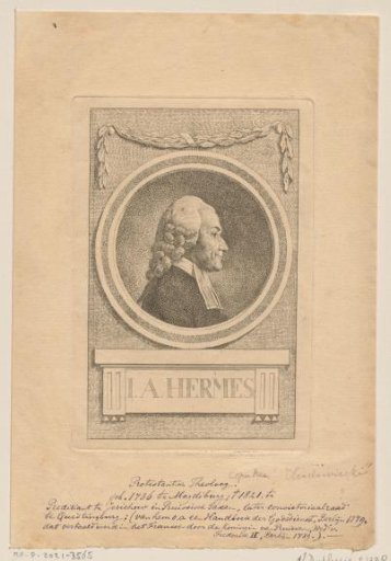 Portrait of Johann August Hermes
