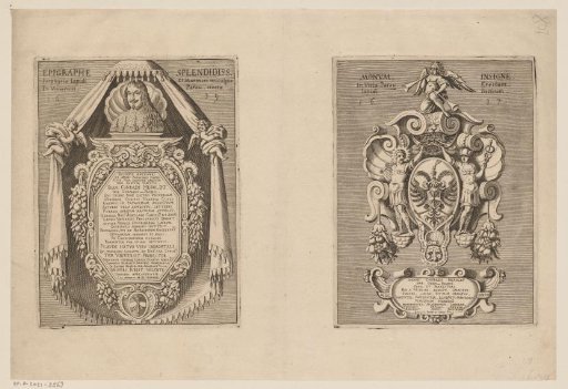 Two monuments in honor of Johann Conrad Herold