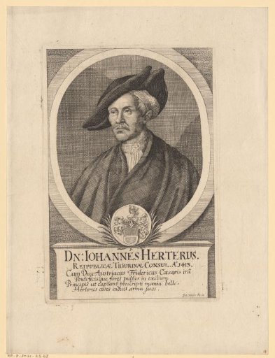Portrait of Johannes Herterus