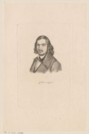 Portrait of Georg Herwegh