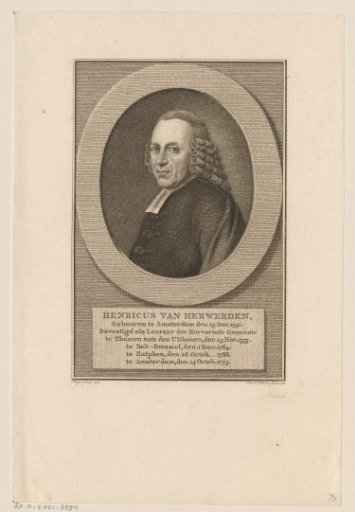 Portrait of Henricus van Herwerden