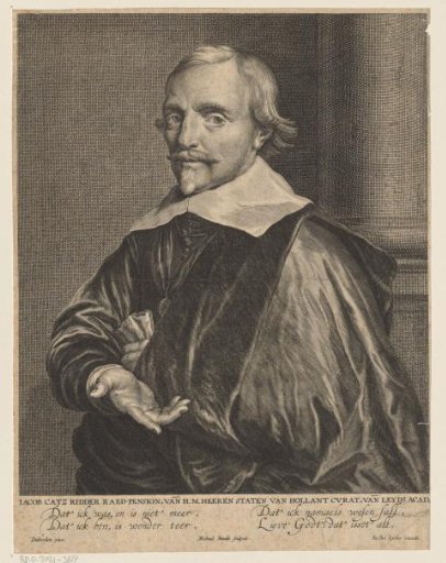 Portrait of Jacob Cats