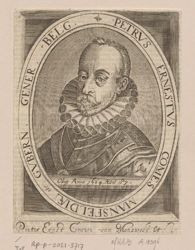 Portrait of Peter Ernst I of Mansfeld