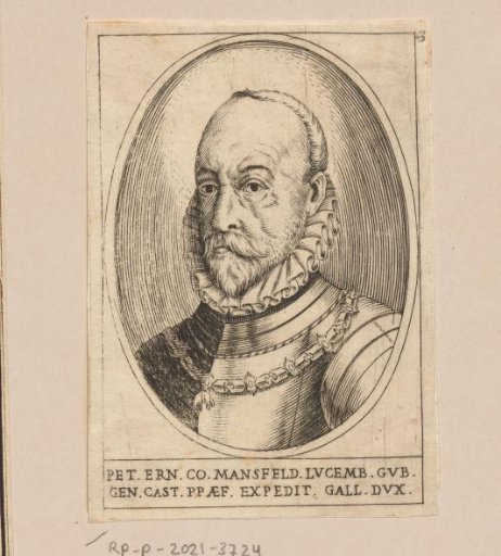 Portrait of Peter Ernst I of Mansfeld