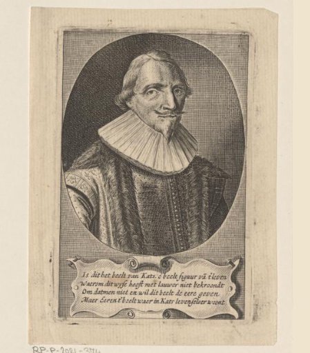 Portrait of Jacob Cats