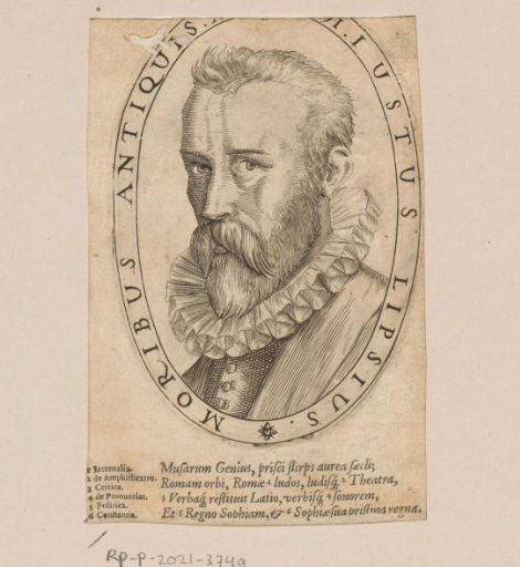 Portrait of Justus Lipsius at the age of 43