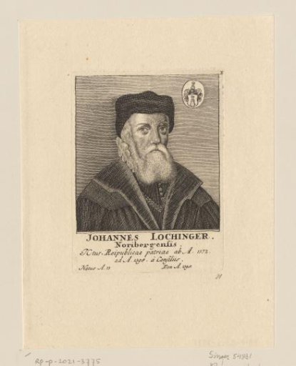 Portrait of Johannes Lochinger