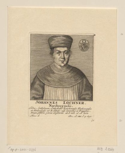 Portrait of Johannes Lochner