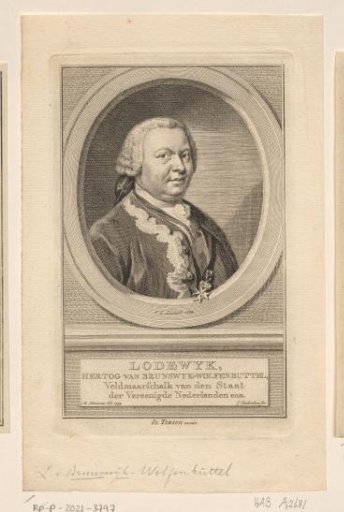 Portrait of Ludwig Ernst, Duke of Brunswick-Wolfenbüttel