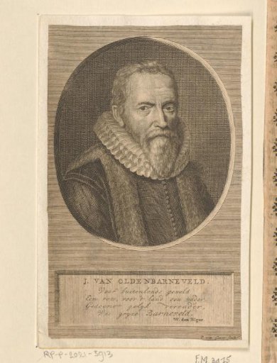 Portrait of Johan van Oldenbarnevelt