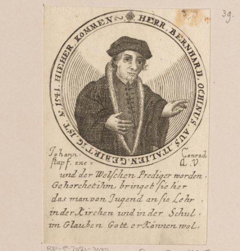 Portrait of Bernardino Ochino