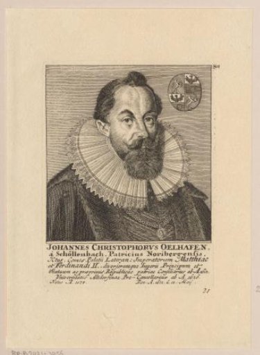 Portrait of Johann Christoph Oelhafen von Schöllenbach