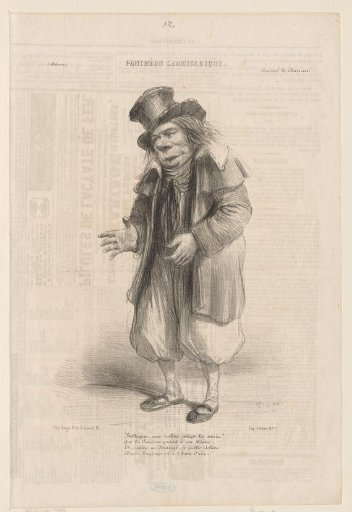 Caricature of Charles Odry