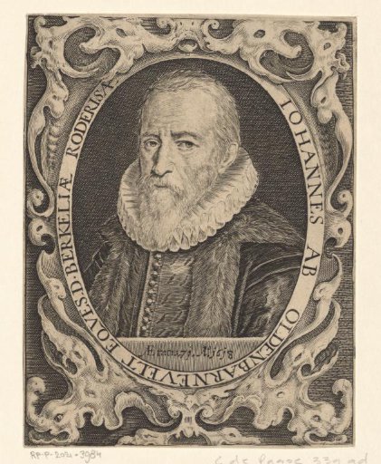Portrait of Johan van Oldenbarnevelt at the age of 79