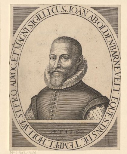 Portrait of Johan van Oldenbarnevelt at the age of 61