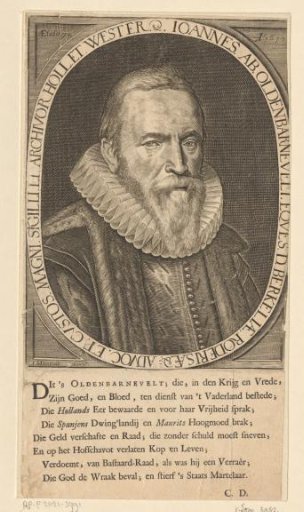Portrait of Johan van Oldenbarnevelt at the age of 70