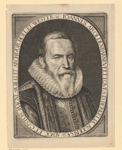 Portrait of Johan van Oldenbarnevelt at the age of 70
