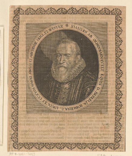 Portrait of Johan van Oldenbarnevelt