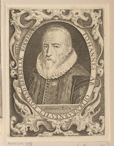 Portrait of Johan van Oldenbarnevelt at the age of 71