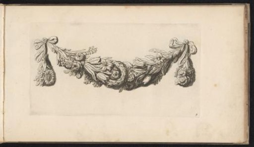 Festoon of roses and sunflowers from the Amsterdam Town Hall