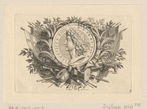 Medal with portrait of Louis XIV of France