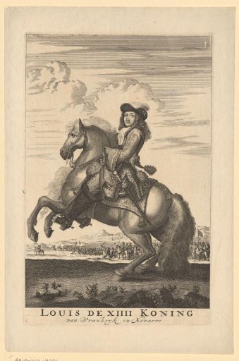 Equestrian portrait of Louis XIV of France