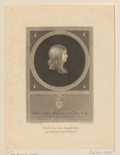 Portrait of Louis XVII of France