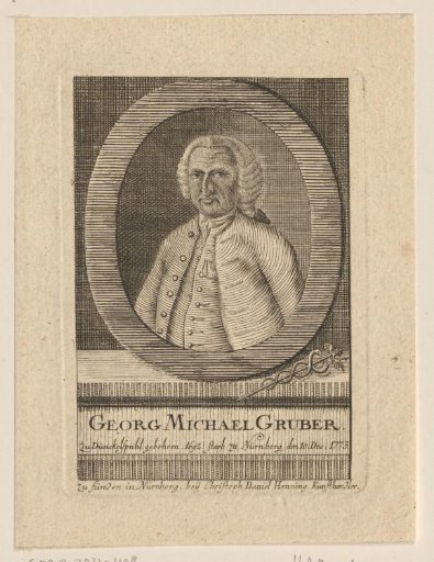 Portrait of Georg Michael Gruber