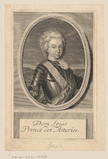 Portrait of Louis I of Spain as Prince of Asturias