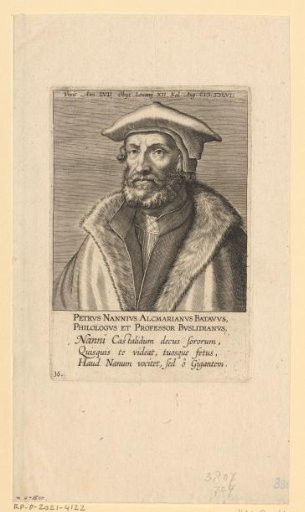 Portrait of Petrus Nannius