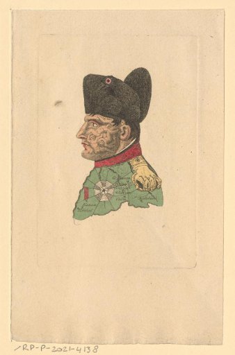 Caricature of Napoleon I Bonaparte