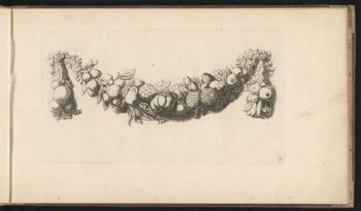 Festoon of pumpkins and pinecones from the Amsterdam Town Hall