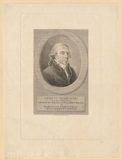 Portrait of Gerrit Jacob Hesselink