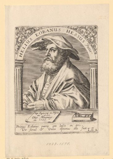 Portrait of Helius Eobanus Hessus
