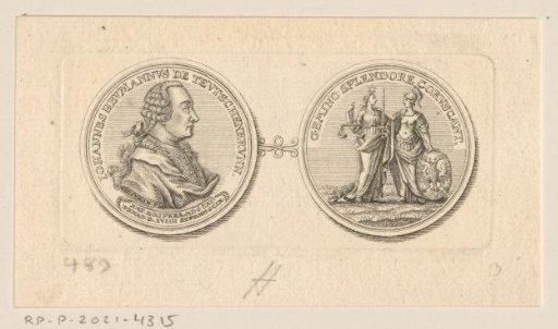 Medal with the portrait of Johann Heumann
