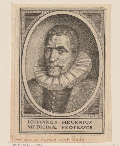 Portrait of Johannes Heurnius