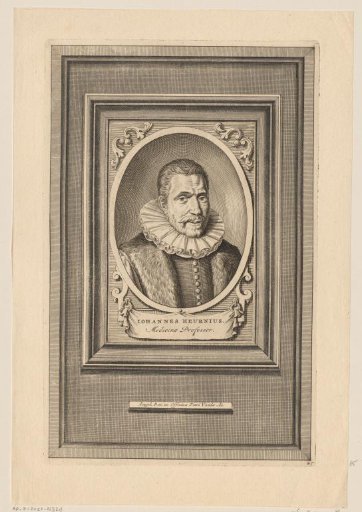 Portrait of Johannes Heurnius