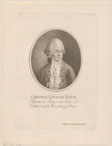 Portrait of Christian Gottlob Heyne