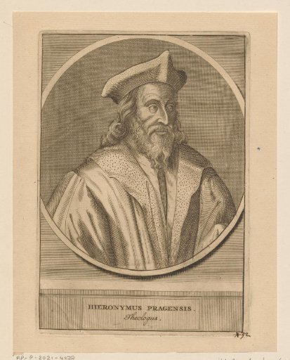 Portrait of Hieronymus of Prague