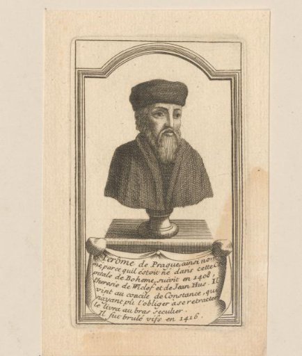 Portrait of Hieronymus of Prague